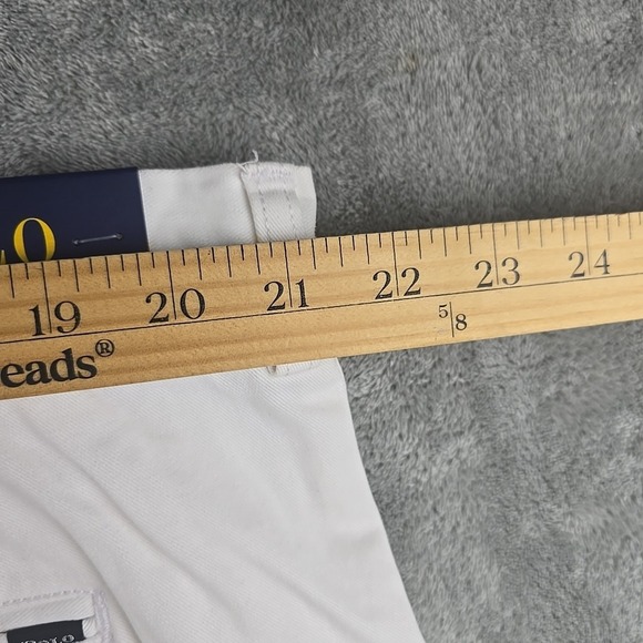 Polo Ralph Lauren Shorts Classic Fit 9" Inseam Nantucket Size 42 White NWT Flaw - Picture 10 of 11